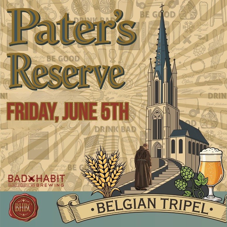 Blessings from the brewery. 🍺✨

Mark your calendars for June 5th, when we finally unveil Pater&rsquo;s Reserve, our authentic Belgian-style Tripel. Expect a complex dance of spicy phenols, fruity esters, and a deceptively smooth finish that stays tr
