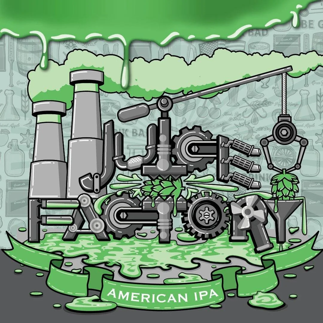 Juice Factory is returning to the taps! This American IPA uses a unique blend of juicy hops that give off massive orange and tangerine notes, all balanced by a smooth, malty English yeast strain and locally grown malt. 🤤

Stop into the taproom on Fr