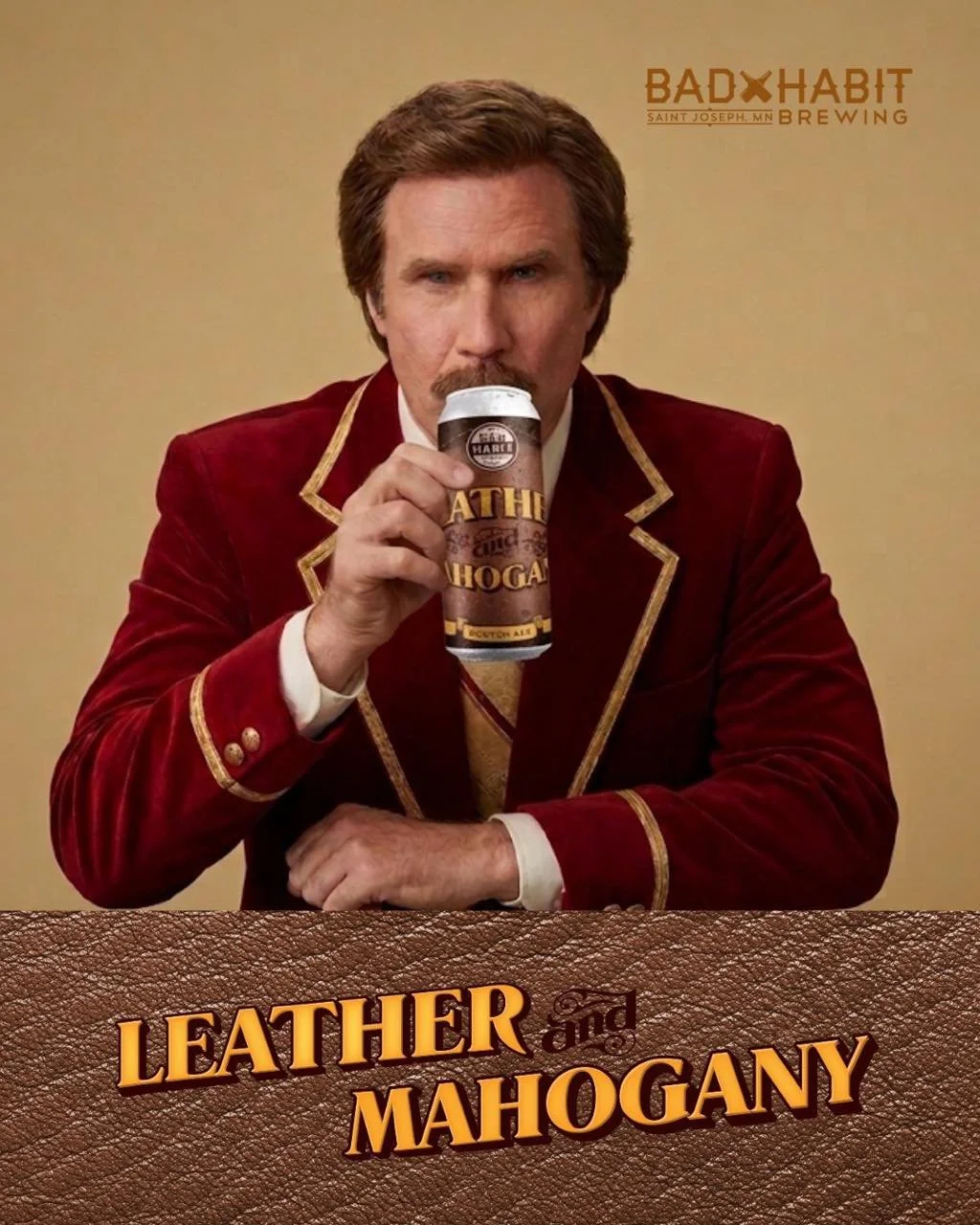 "I'm not going to lie to you, but this is kind of a big deal." 

It smells of rich mahogany, pairs well with deep introspection... Leather &amp; Mahogany Scotch Ale is officially making its glorious return to the Bad Habit taproom. 

On tap