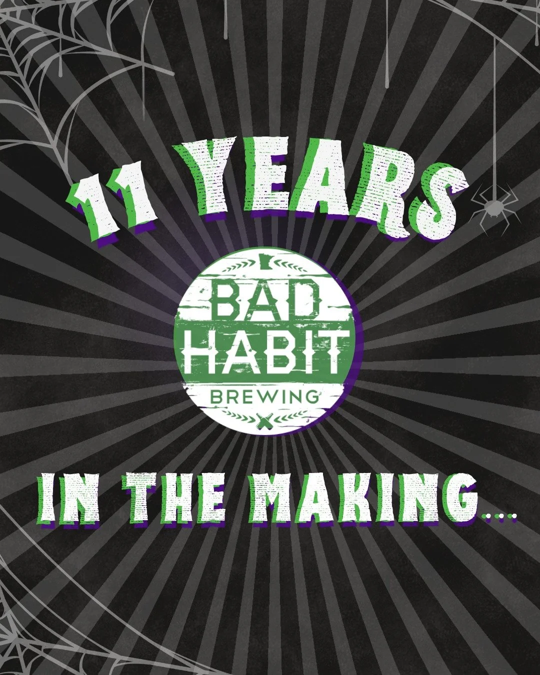11 years of craft beverages, community, and incredible memories in the taproom calls for a celebration! 🍻 

From Tuesday, October 27 through Sunday, November 1, we&rsquo;re marking our 11th Anniversary with six straight days of special releases, cus