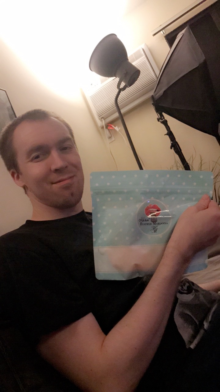 My hubby Jake with his July Mini Monthly!