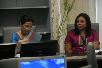 Shironica Karunanayaka (left) and Jasmine.