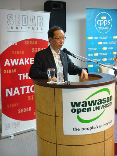 Senator Tan Sri Dr Koh Tsu Koon talks on the importance of NEM.