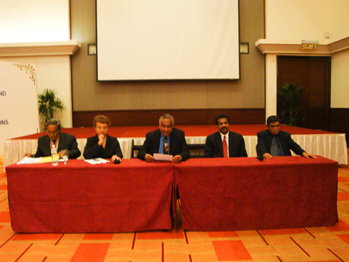 From left: Dr Sankaran, Aida, U K Menon, Selva and Hamdan.