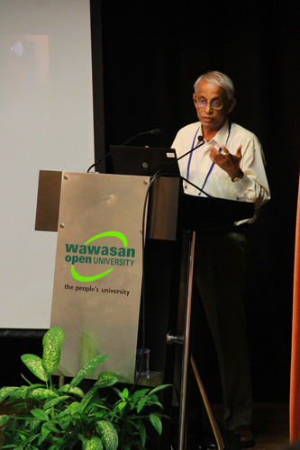 Prof Gajaraj Dhanarajan.