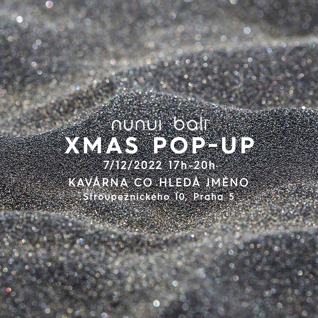 V&aacute;noce za dveřmi, nejvy&scaron;&scaron;&iacute; čas zač&iacute;t se tě&scaron;it na l&eacute;to! 🌊

Zveme v&aacute;s na NUNUI BALI XMAS POP-UP 
~ nunui bikini za speci&aacute;ln&iacute; ceny ~ slevy až - 50 % ✨
~ při n&aacute;kupu nad 1500 Kč