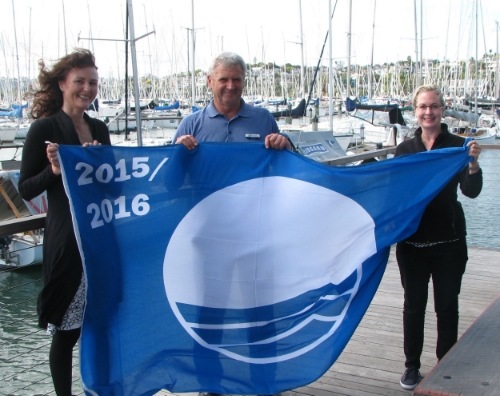 Award ceremony in Westhaven Marina