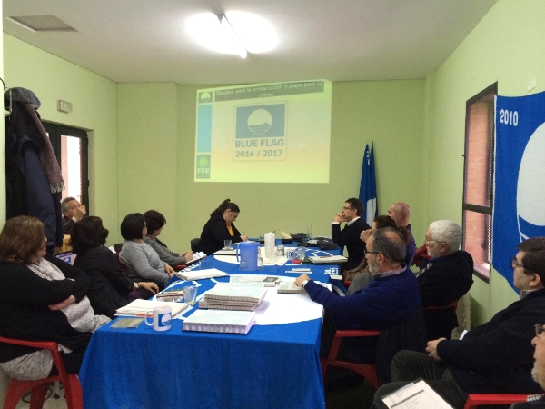The Spanish National Jury during the evaluation of the first boating tourism operators