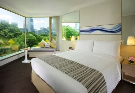 With the guests’ support, the hotel has successfully implemented a “Towel & Linen Green Programme” – encouraging guests to change the bed linens every 2 days and towels are changed upon request, since 2014. The programme reduces water consumption and chemicals.