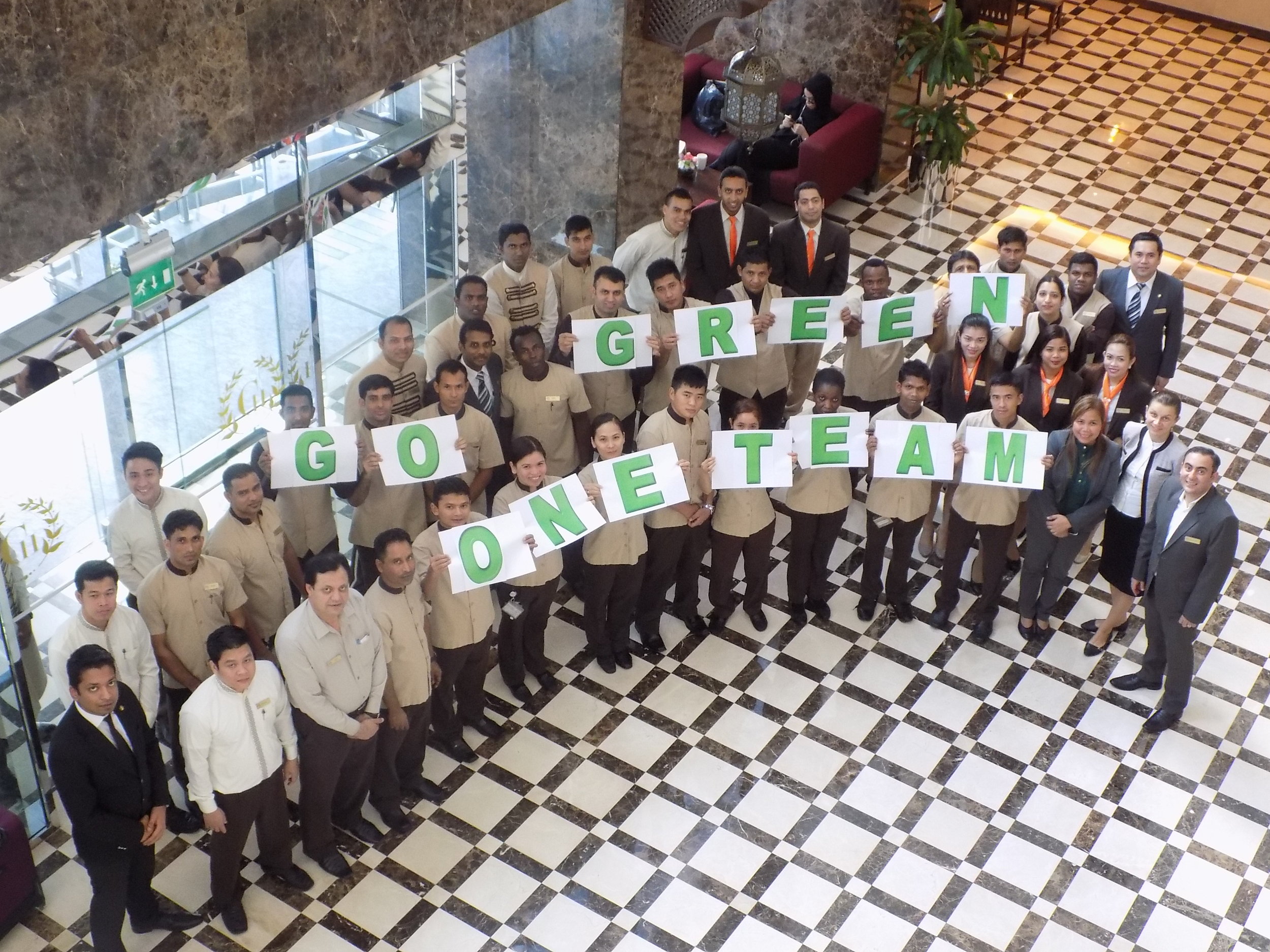  The Green Champions of the First Central Hotel Suites, Dubai