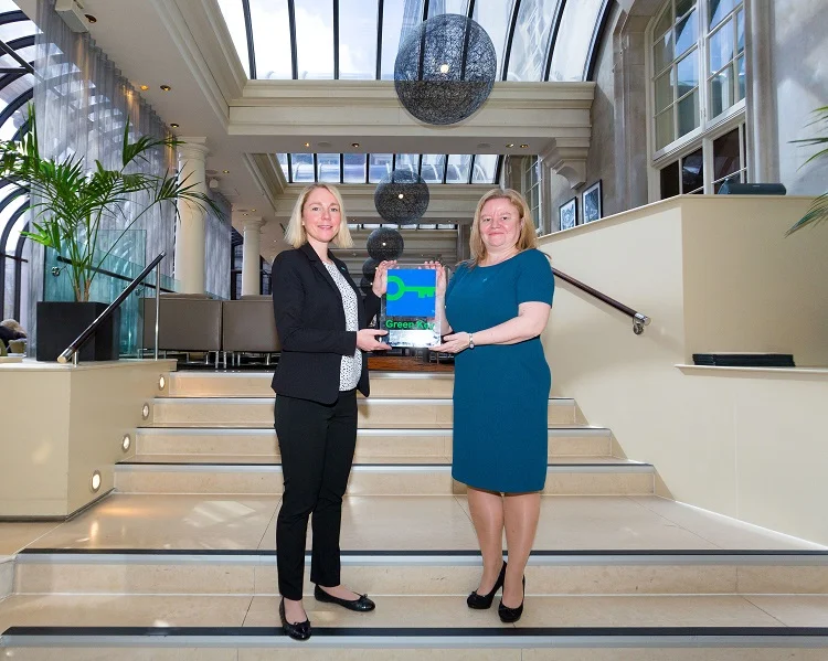 veline Noort (General Manager, Le Meridien Piccadilly) and Lynsey Atherton (Green Key National Operator, Keep Britain Tidy)