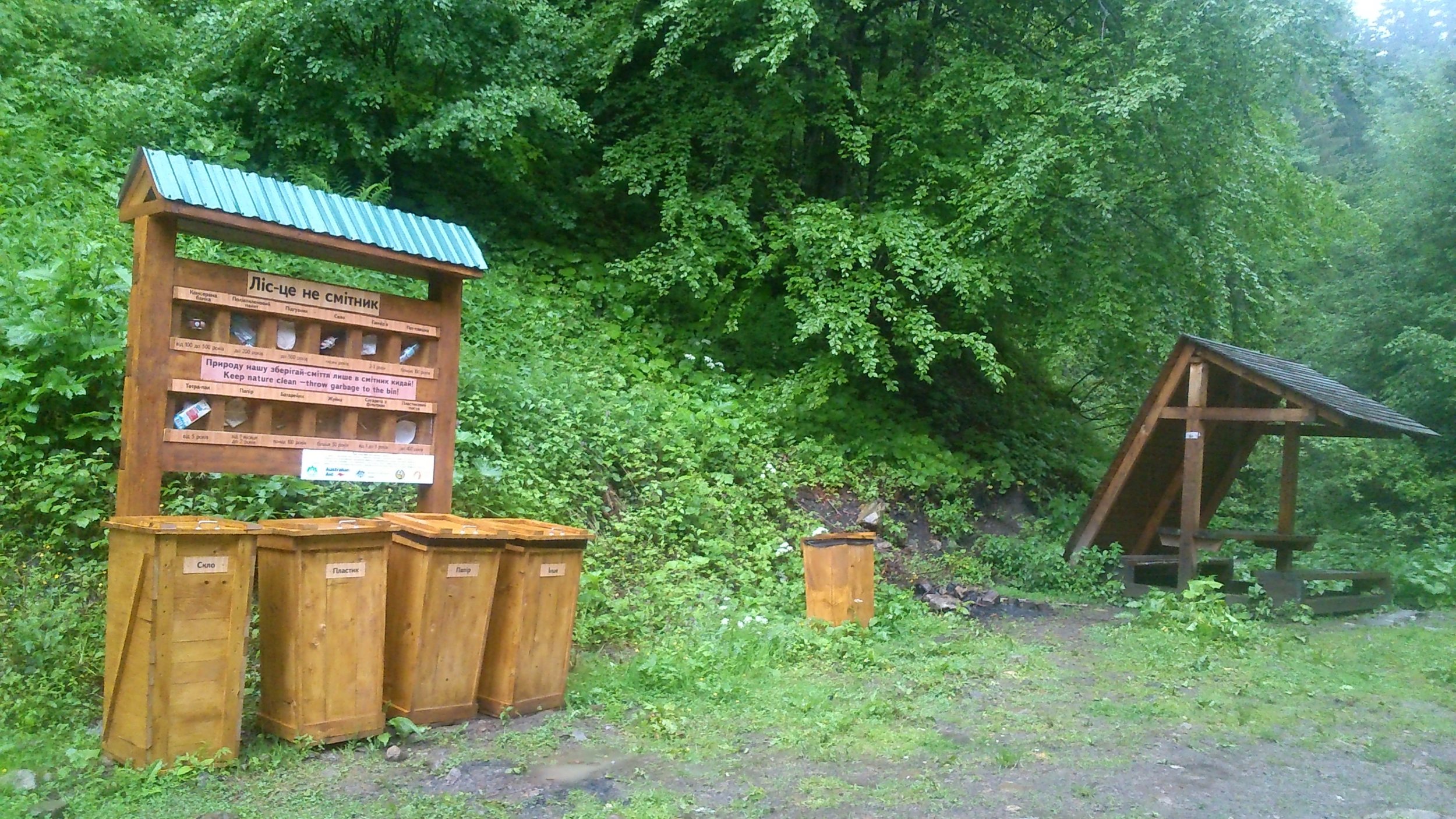 Waste sorting and environmental education by Radisson Blu Resort Bukovel