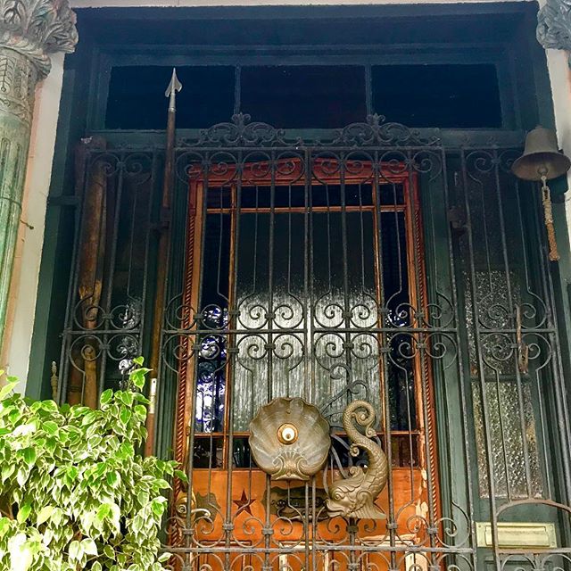 Some whimsy in #savannah. I wish my door looked this good! #architecture  #neoclassical #doors #doorsofinstagram #travel #envyinteriordesignstudio