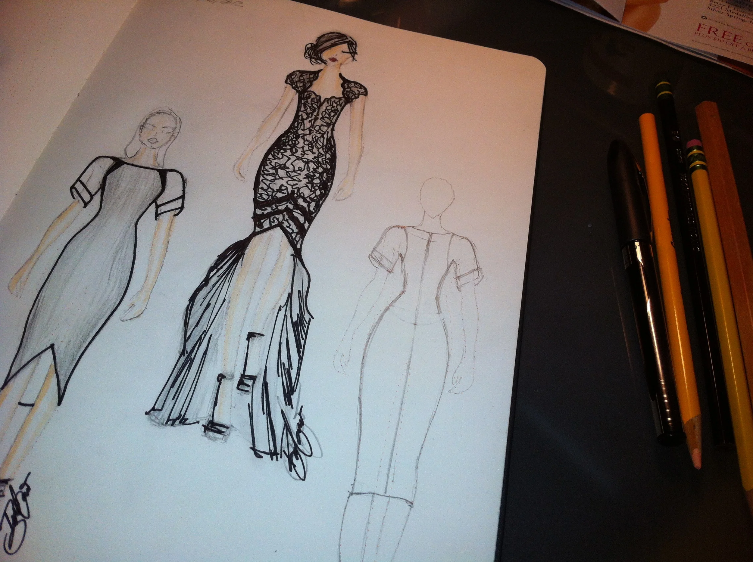 Fashion Psyche Part II: Sketching