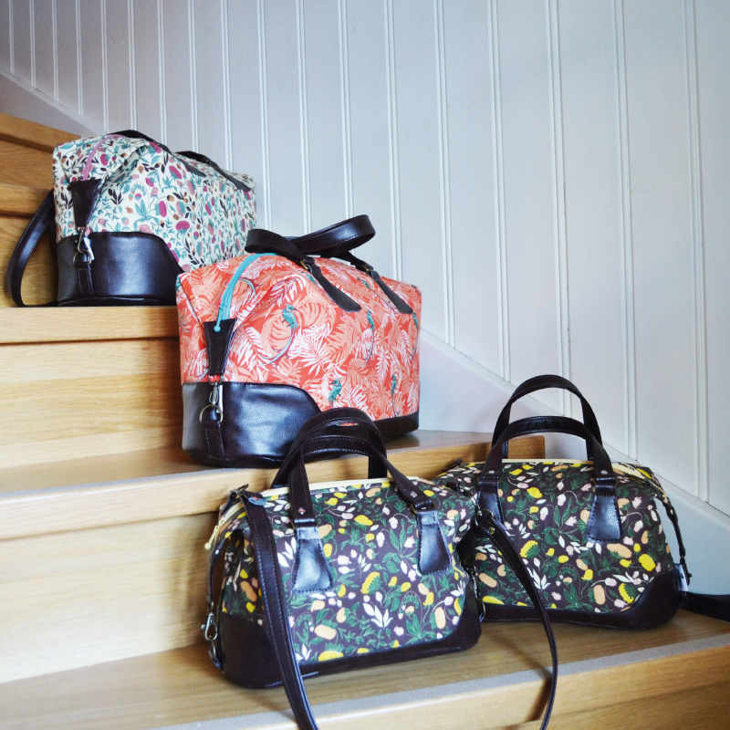 Making bags is almost addictive, and I can't wait to get started with my next one. I already have the exterior fabric, just thinking about what interior to use...