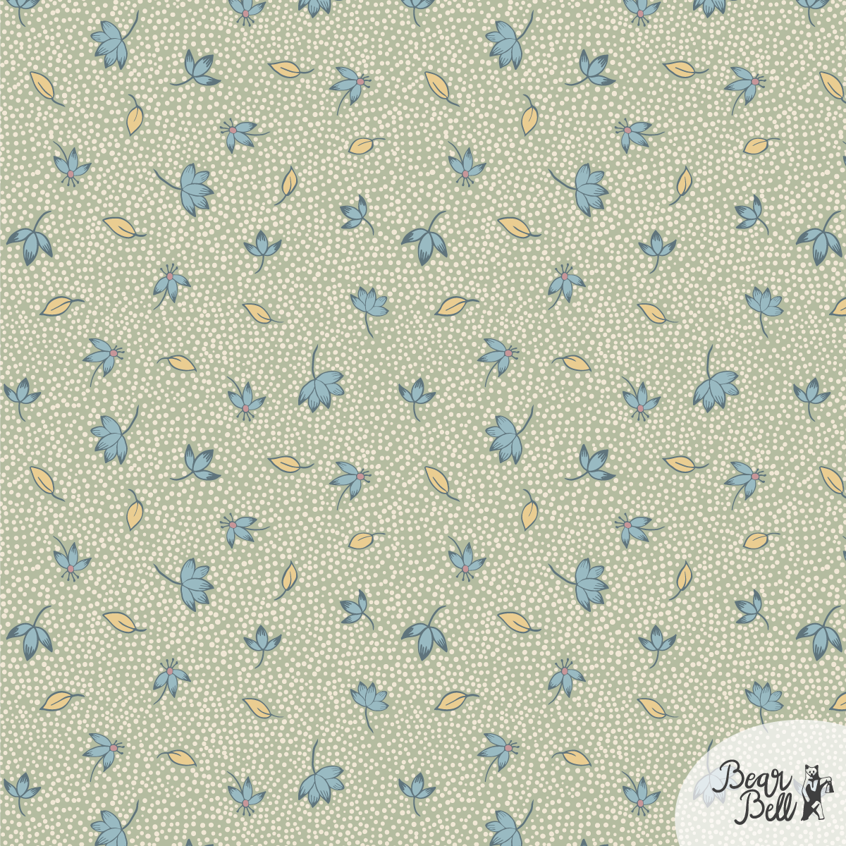 Pluie de Fleur - Brocade Silk