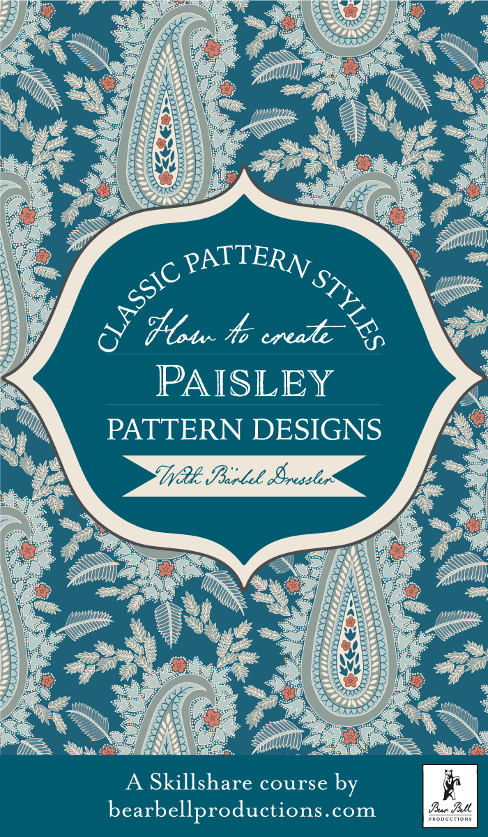 ضئيلة
 طبلية تاج
 خراج
 هووي
 الاستفسار
 شرارة
  New course on Skillshare: How to make Paisley patterns