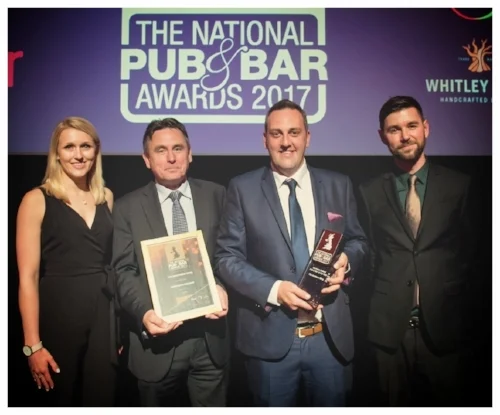 Mel-Frazer-Reid-Startle-Stephen-Magorrian-MD-The-Horatio-Group-Gerard-Keaney-Manager-The-Northern-Whig-and-Tristan-OHana-Editor-PubBar-Magazine-e1495705925631.jpeg