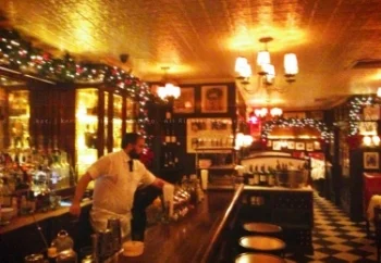 the bar