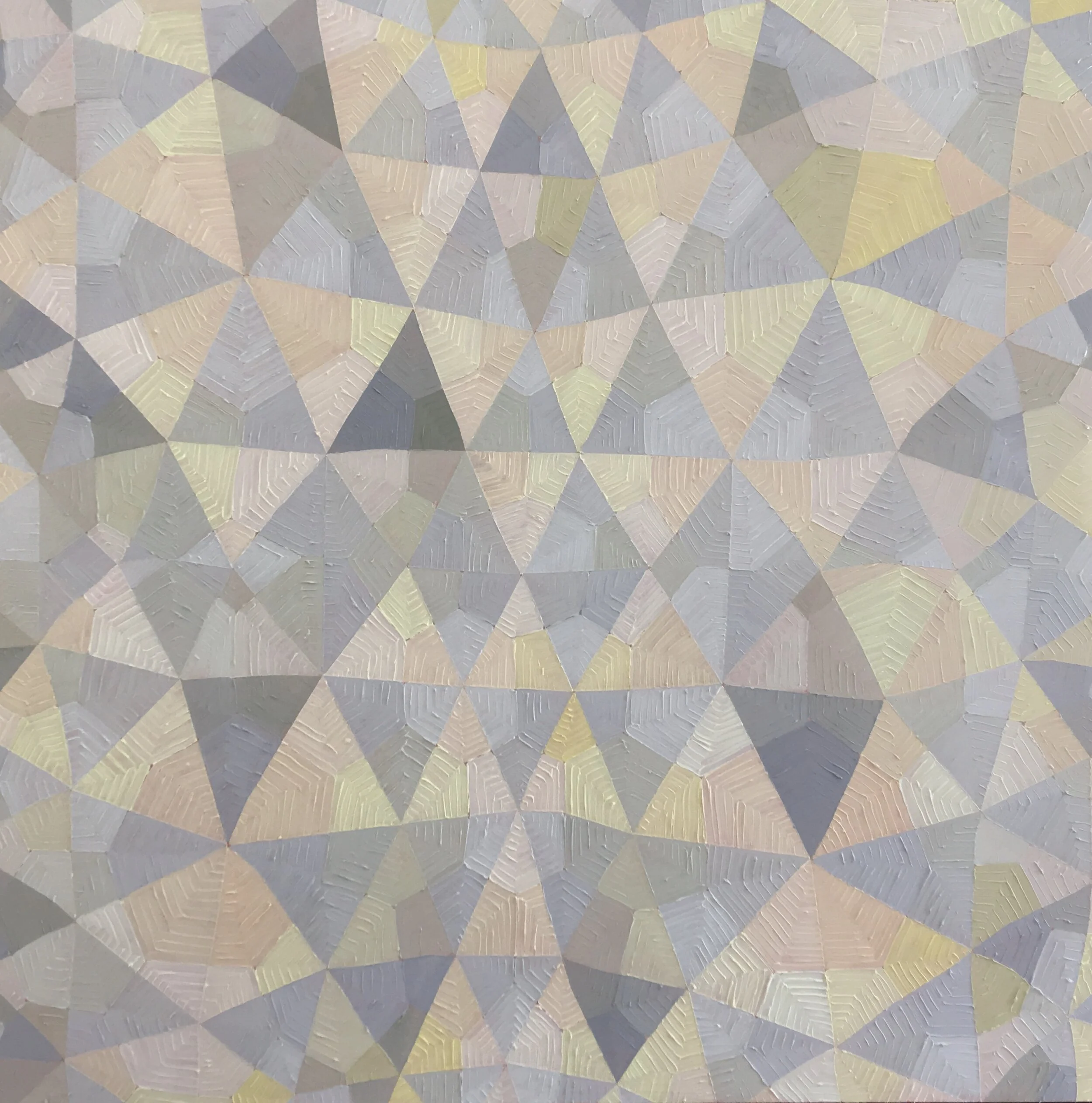  Mist, 2019, oil on board, 70x70cm 