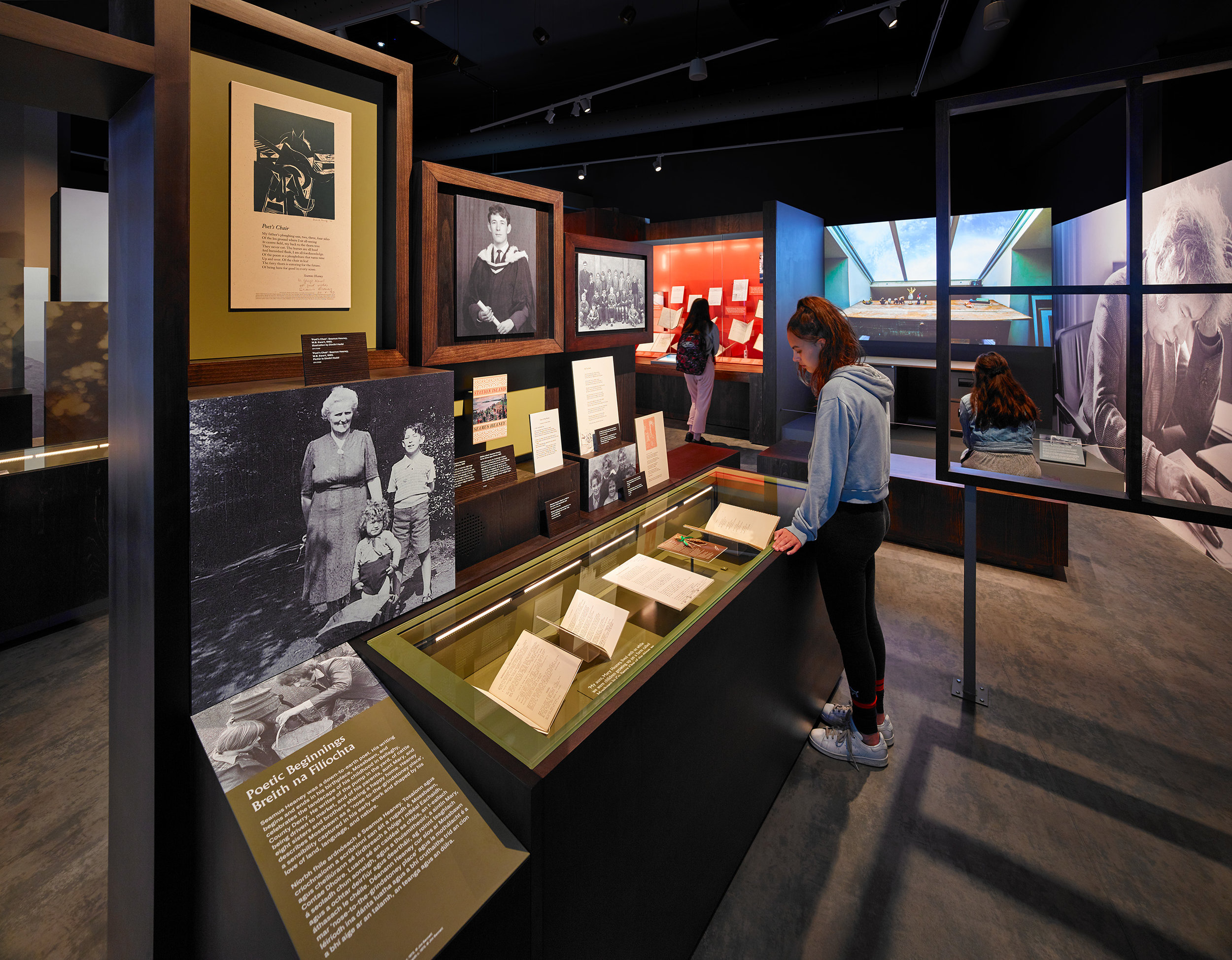 Listen Now Again, Seamus Heaney exhibition for the National Library of Ireland