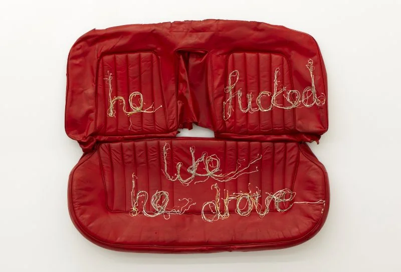 he fucked like he drove, 2013, car seat and chains