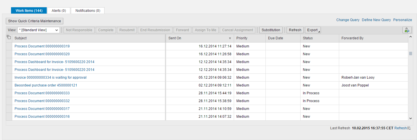 POWL inbox
