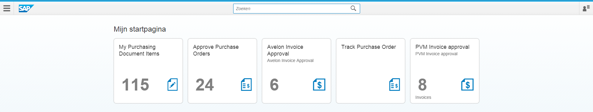 SAP Fiori Launch pad
