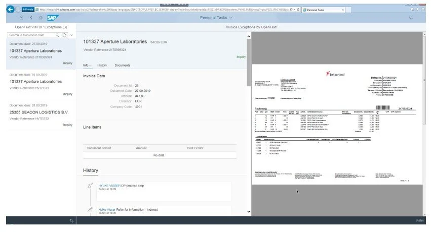 Fiori and SAP Invoice Management - Avelon