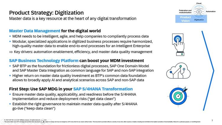 SAP Master Data Governance roadmap - 2024 edition - Avelon