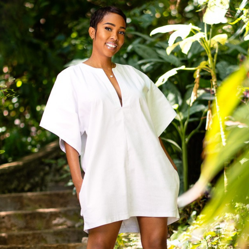 deep v neck shift dress Deep V Shifty Shift Dress — pinklemonade