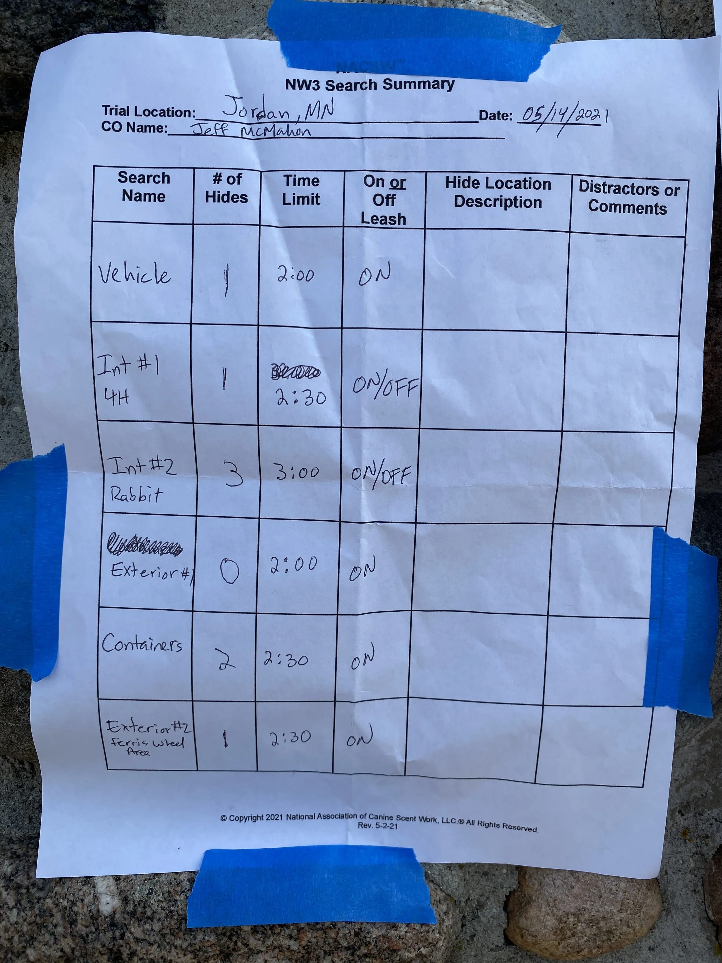 Hide Summary NW3 Saturday.JPG