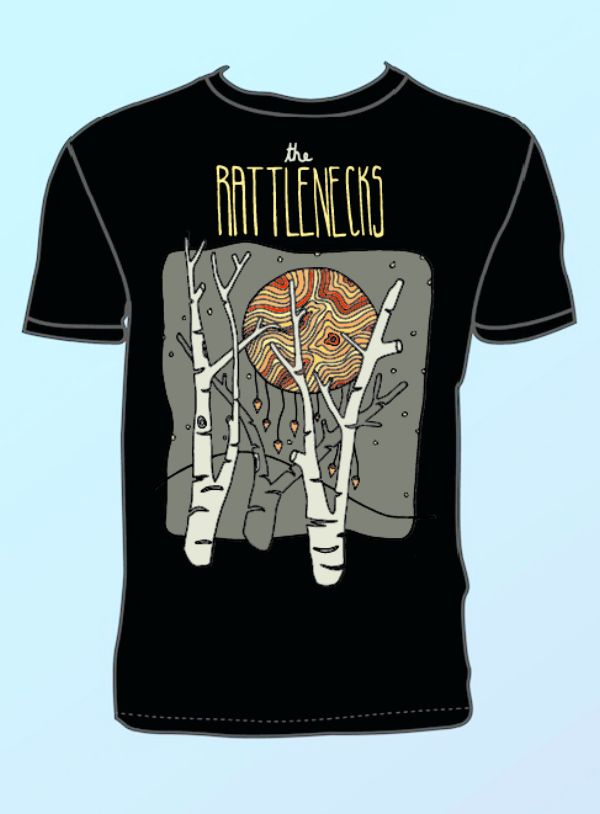 The Rattlenecks Tshirt Design - Front