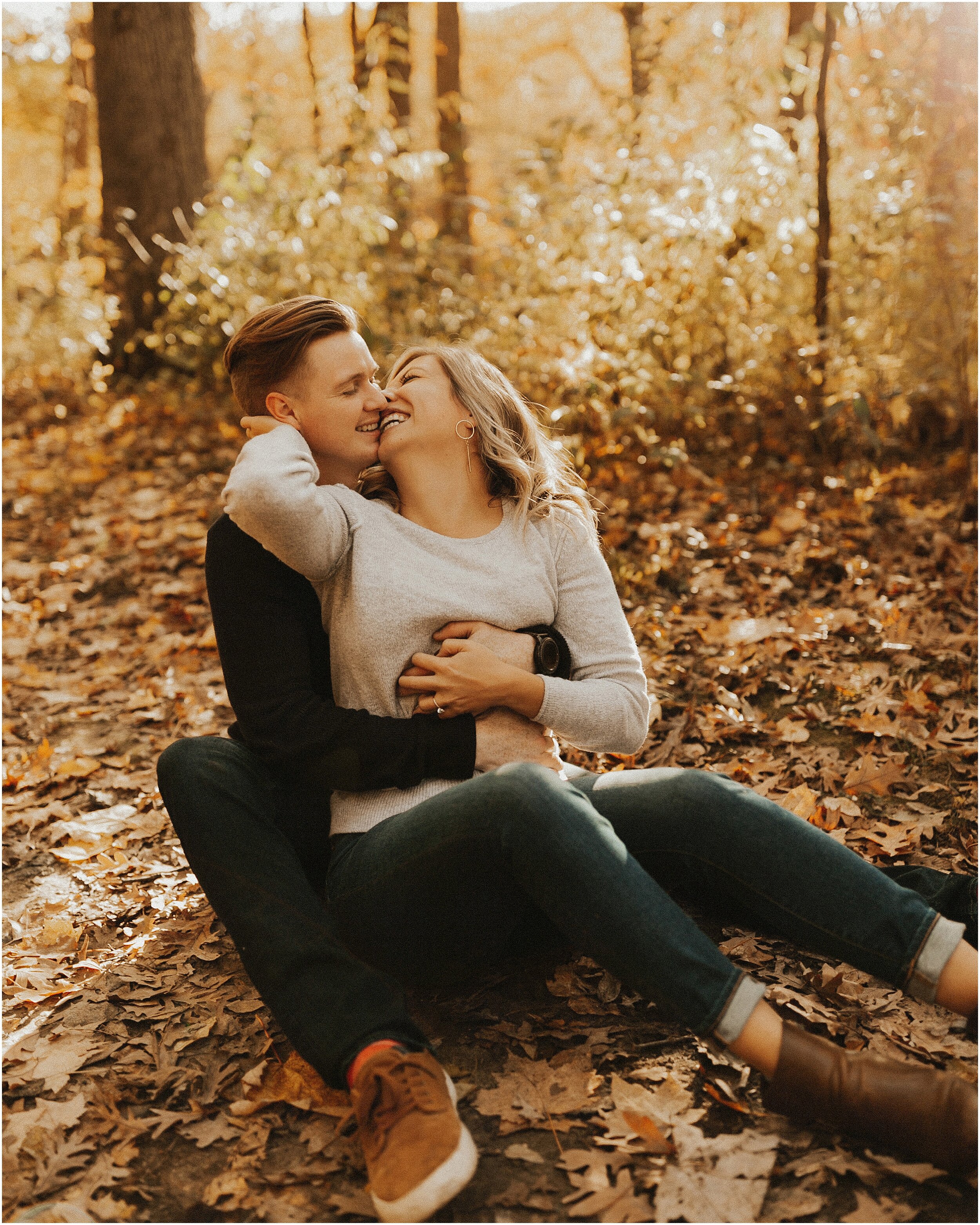 Angie + John | Minnesota Autumn Engagement Session | Minnesota Wedding Photographer | Emily Alexander Photography_18.jpg