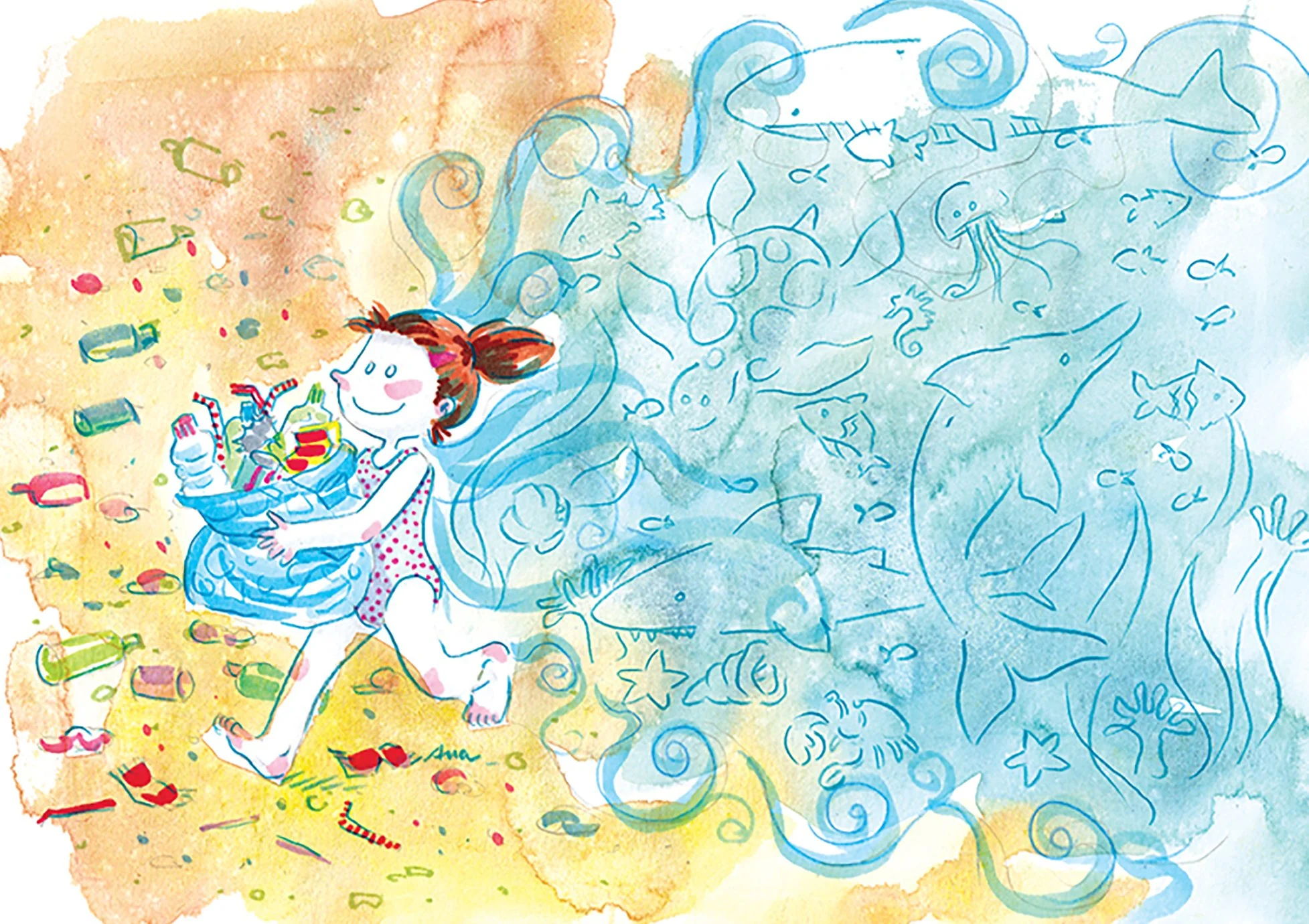 Illustrations for the 2018 collection.
