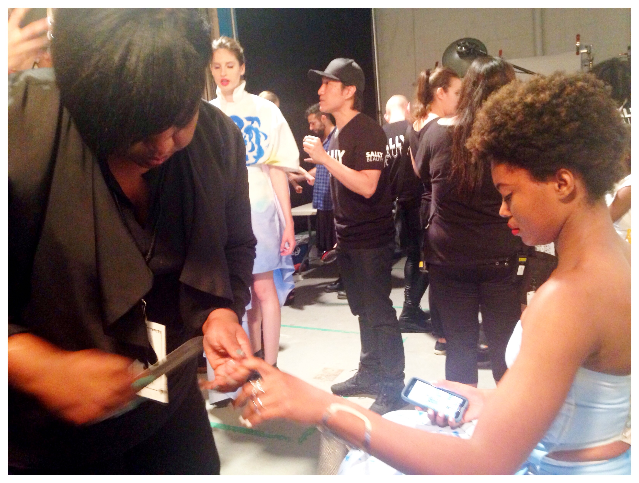 Backstage at Project Runway with Sally Beauty