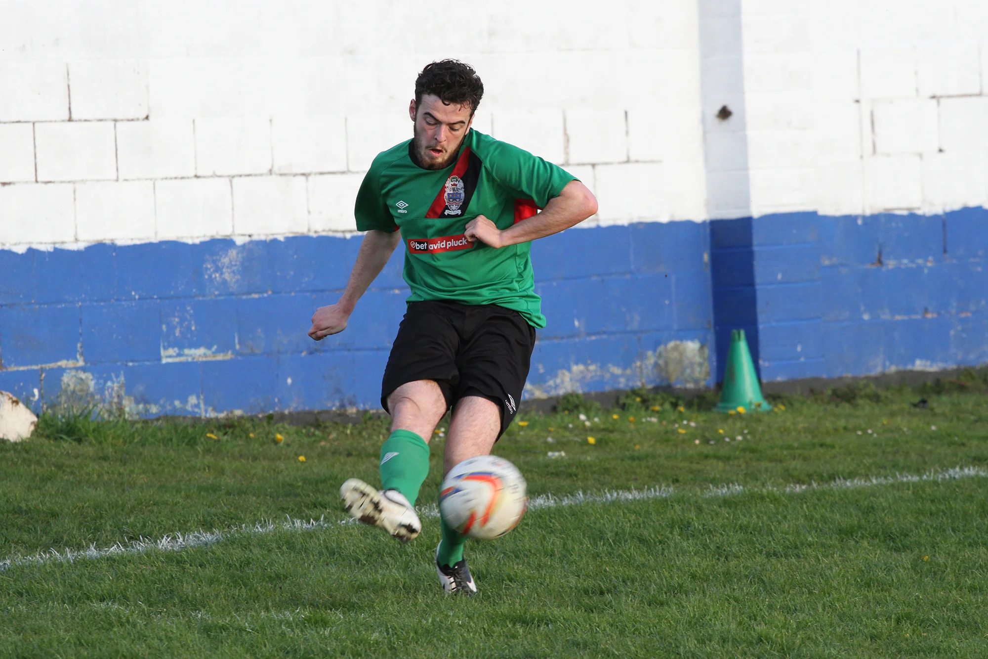 Liam Tongue. Pictured not scoring.