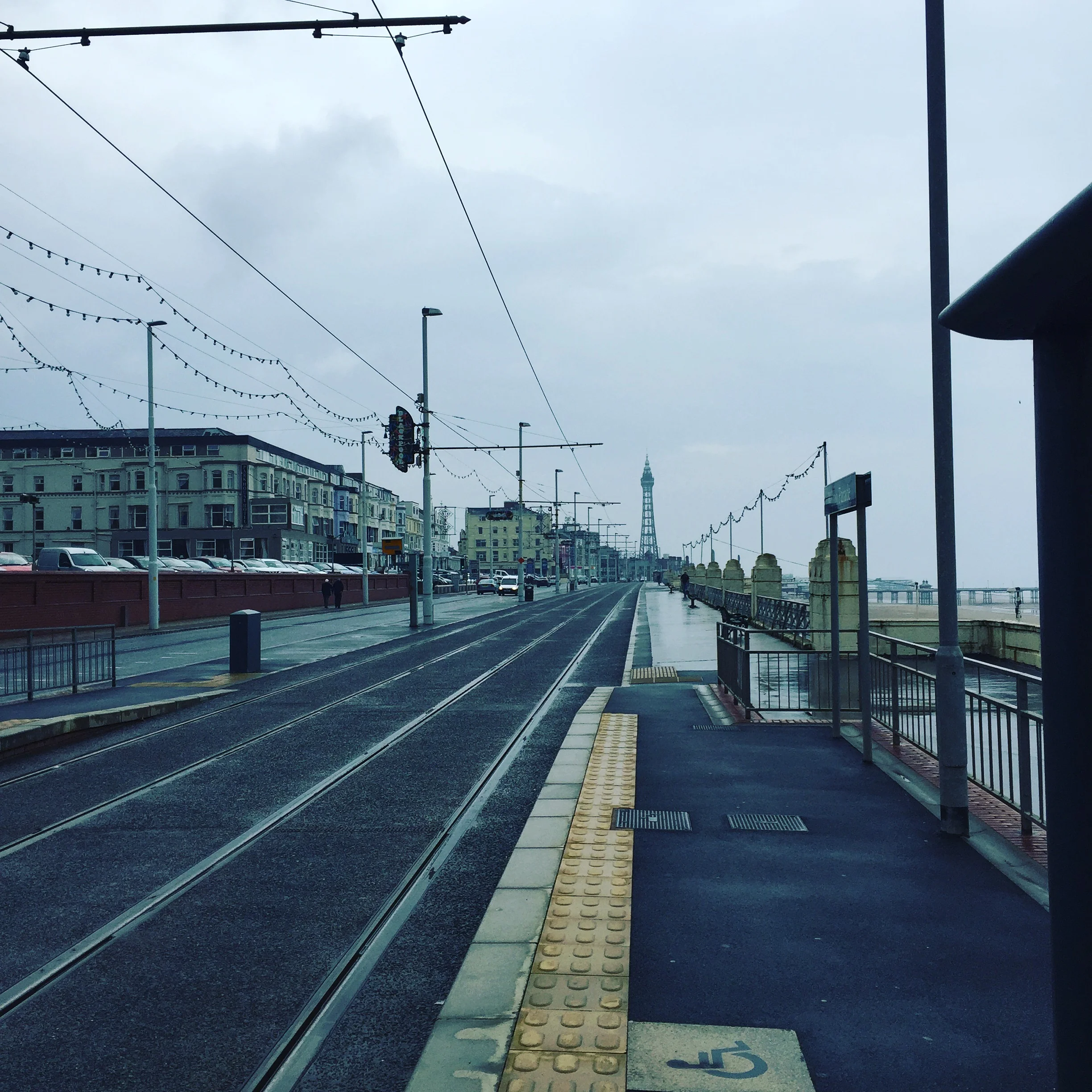 There'll be a tram to Fleetwood any minute now. Any. Minute. Now.