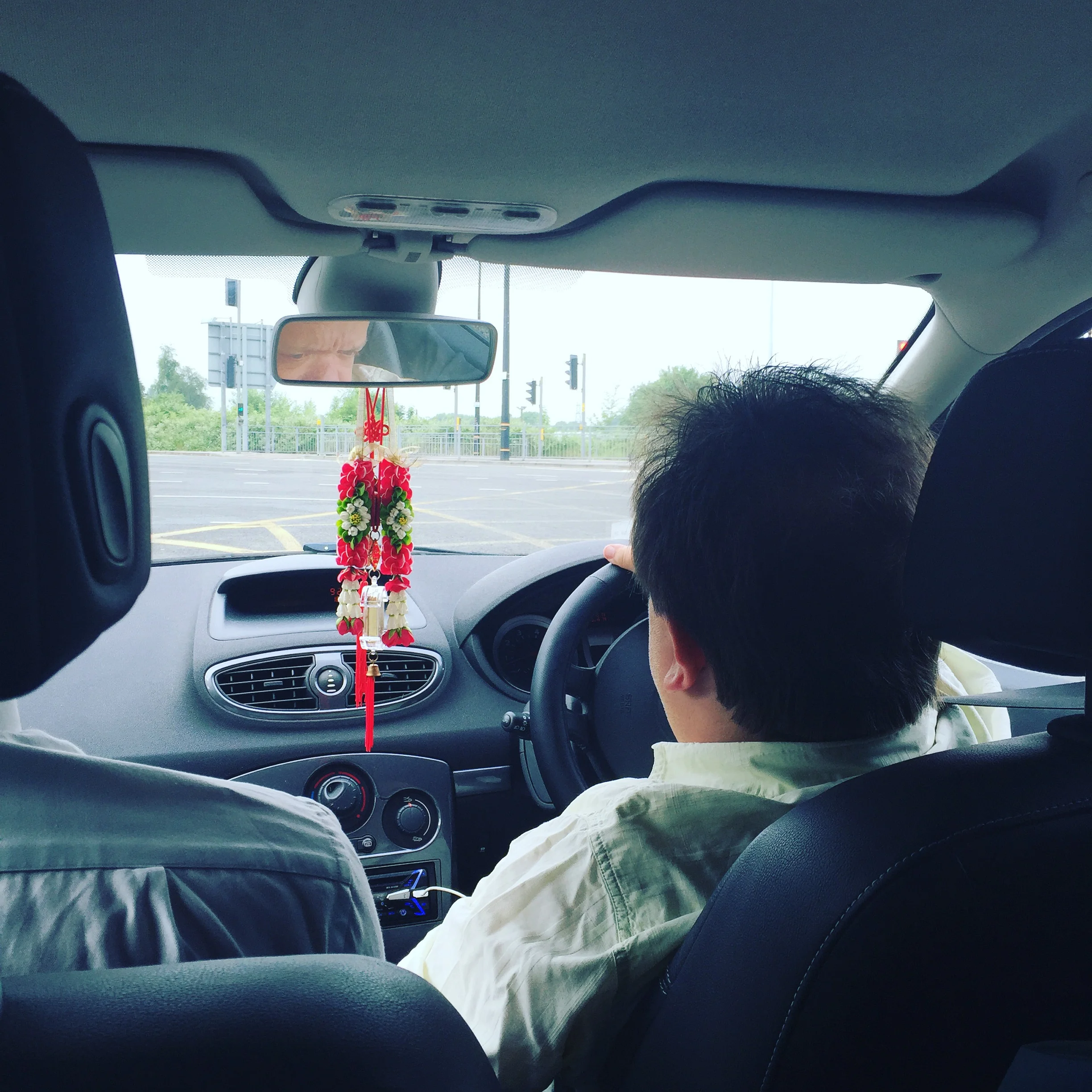 Committee member Stuart Crawford: designated driver for the day