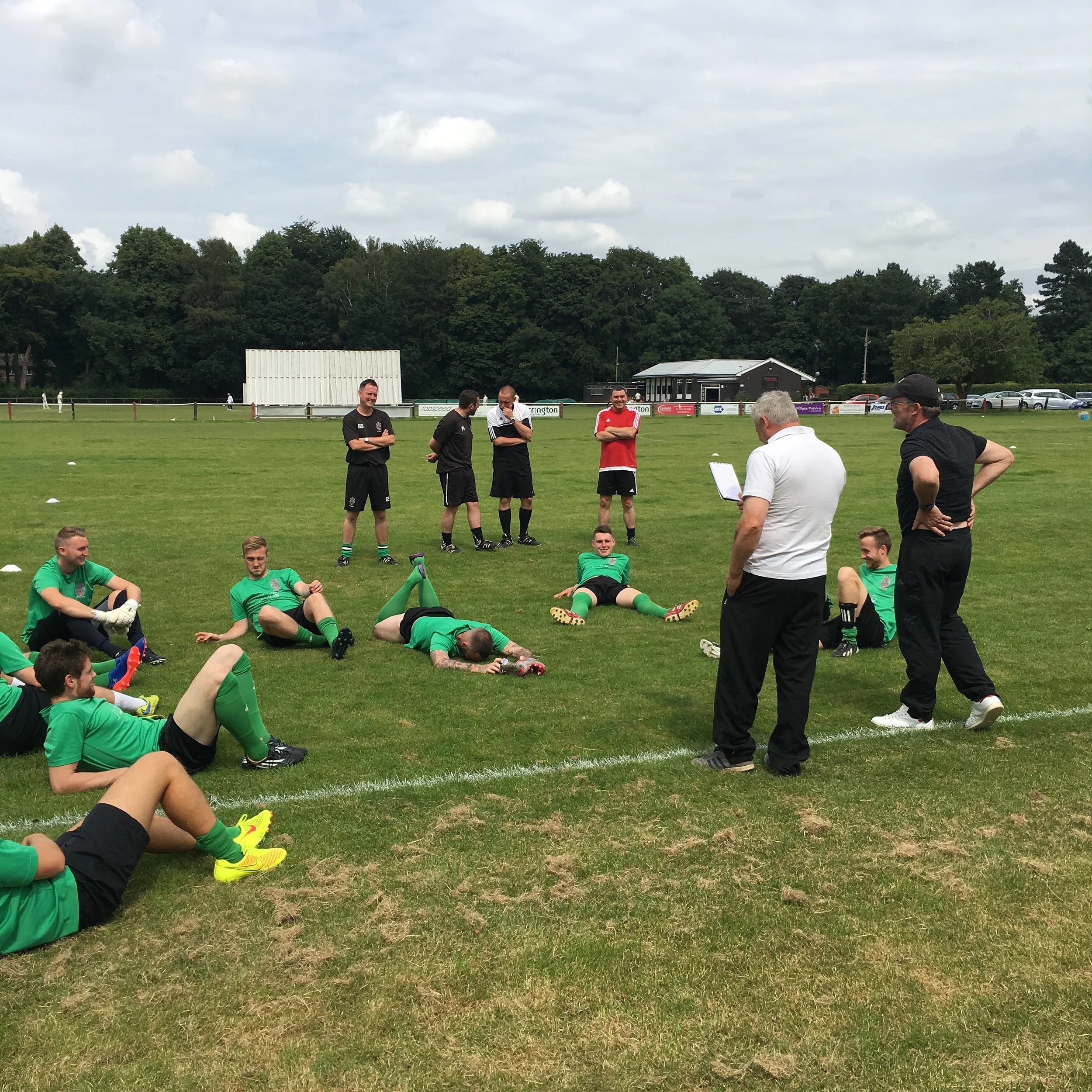 The starting eleven find out whether they are in the starting eleven or not