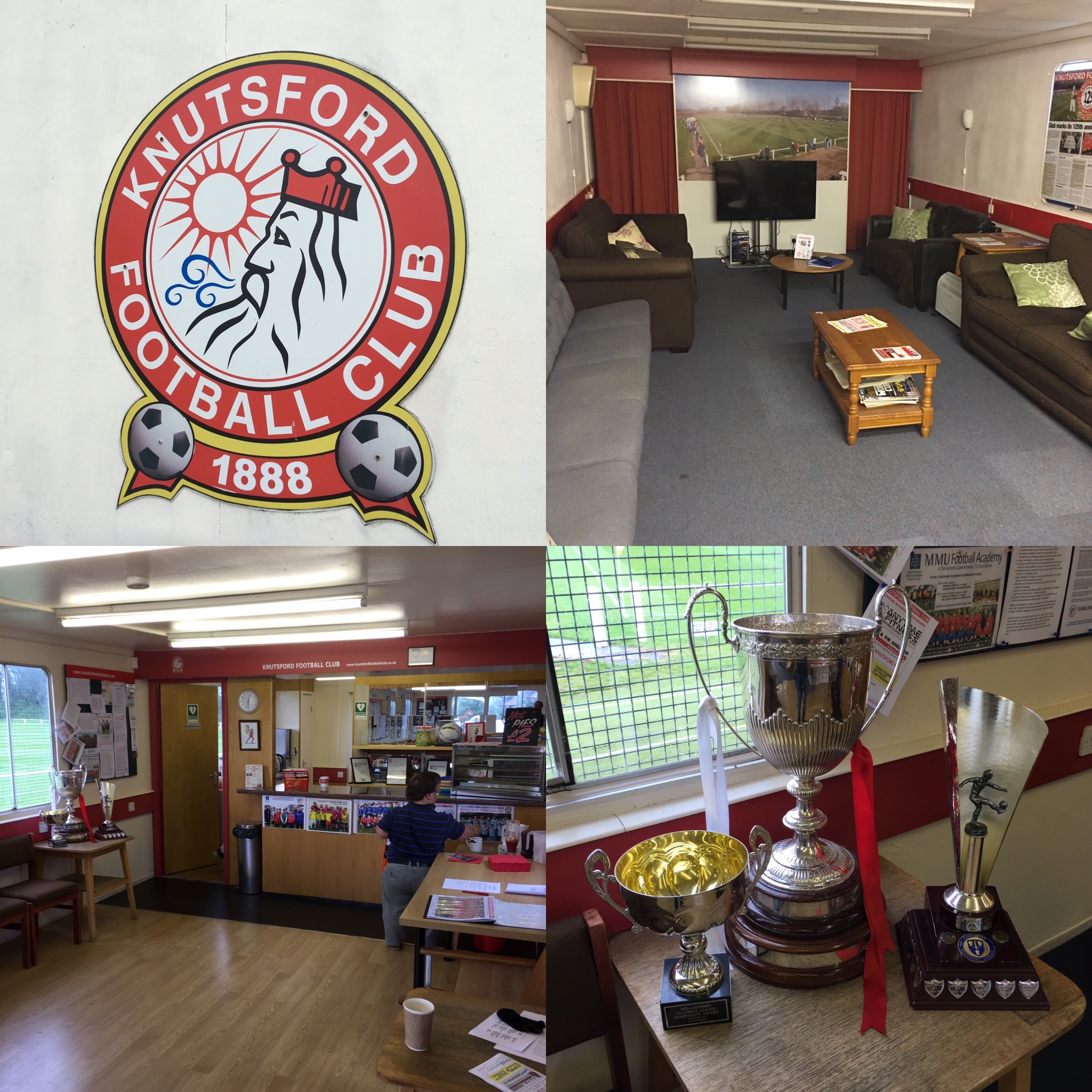 Knutsford FC's clubhouse - not at all bad if we say so ourselves