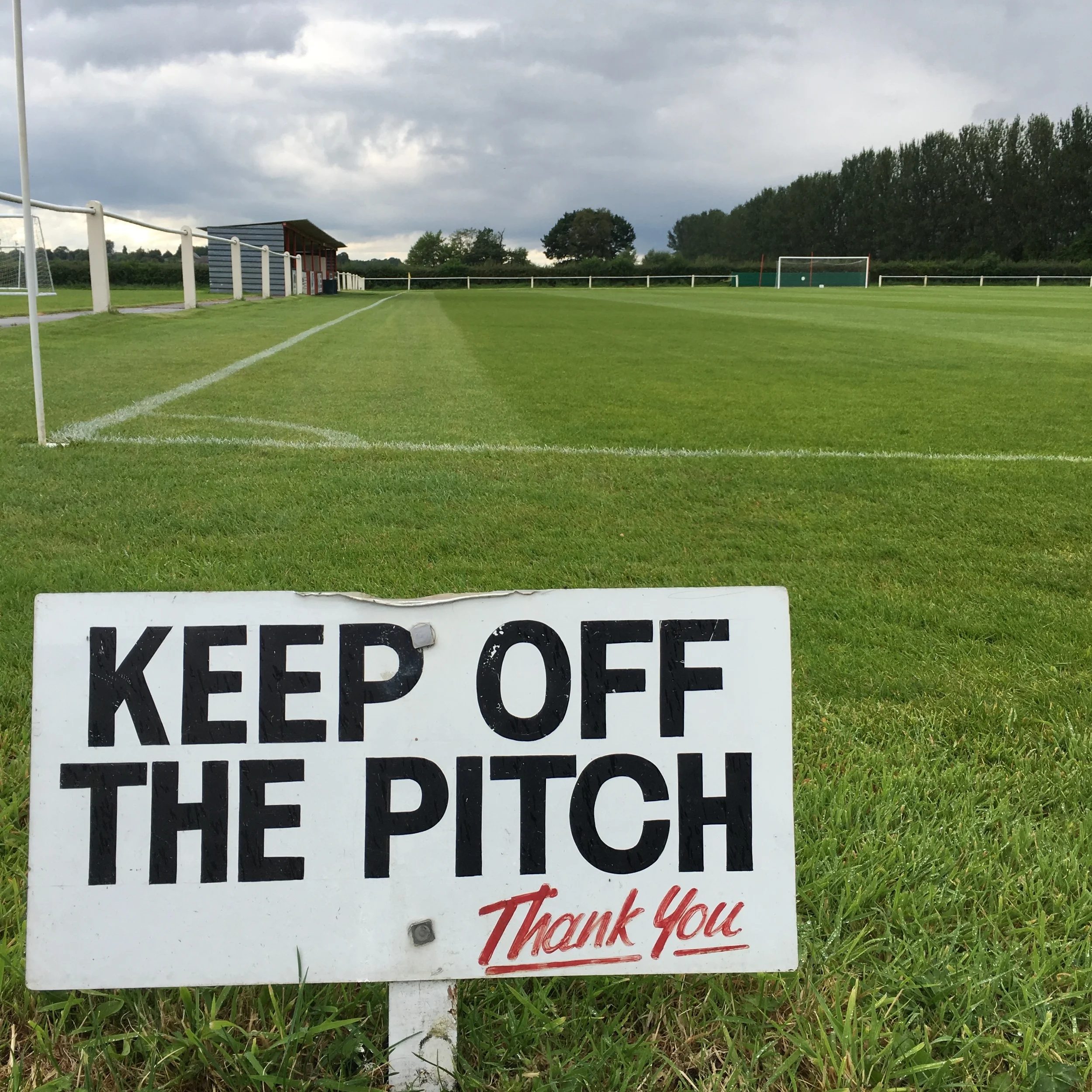 A superb playing surface contributed to an excellent match with neat passing play from both sides