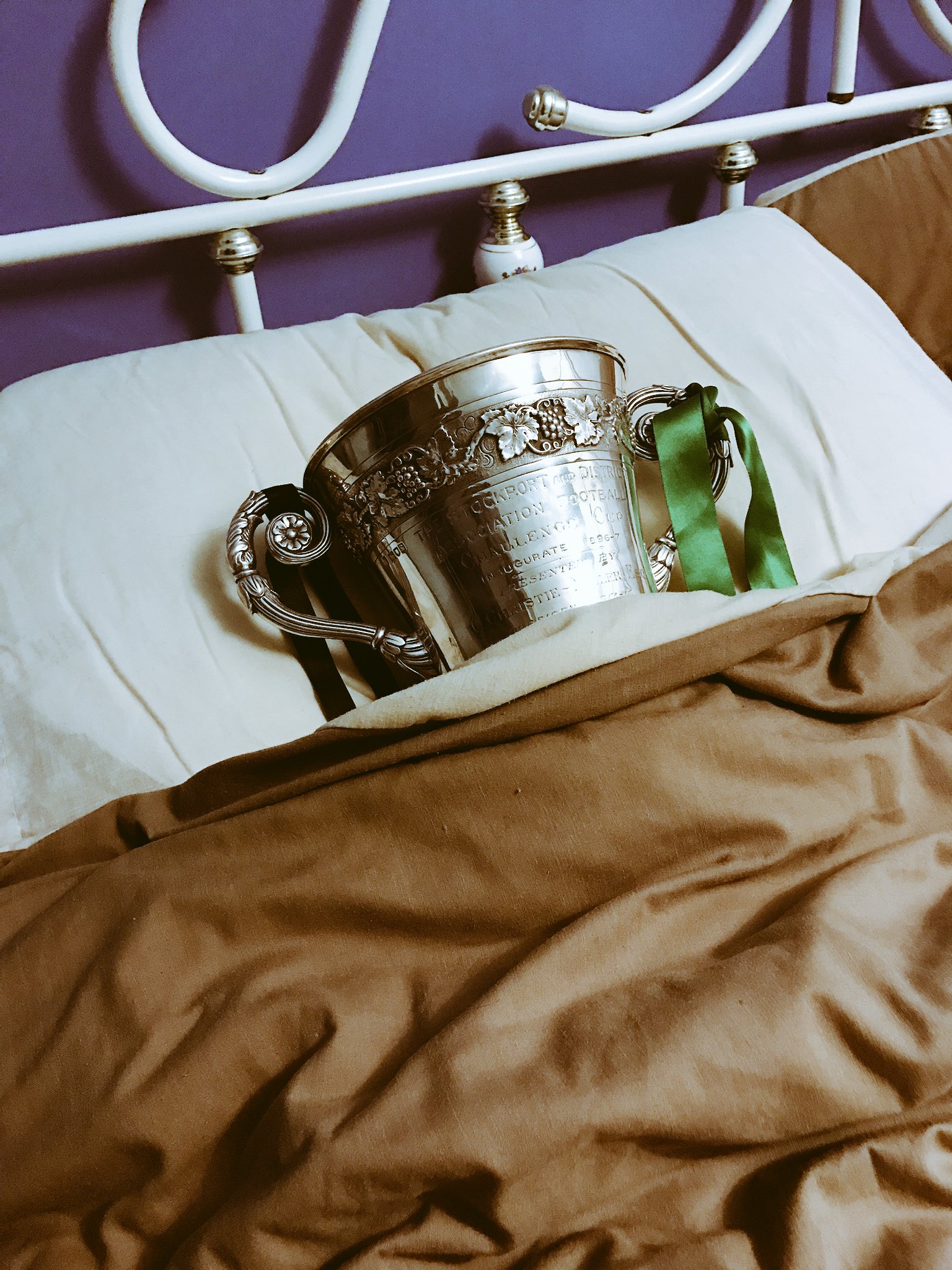 The Stockport DFA Cup: all tucked up...and ours back in May