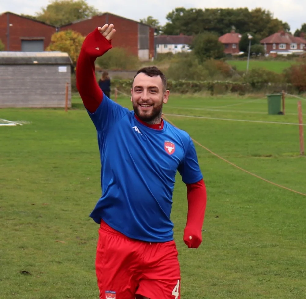 All smiles. It was good to see Matthew German returning to the Cheadle fold.
