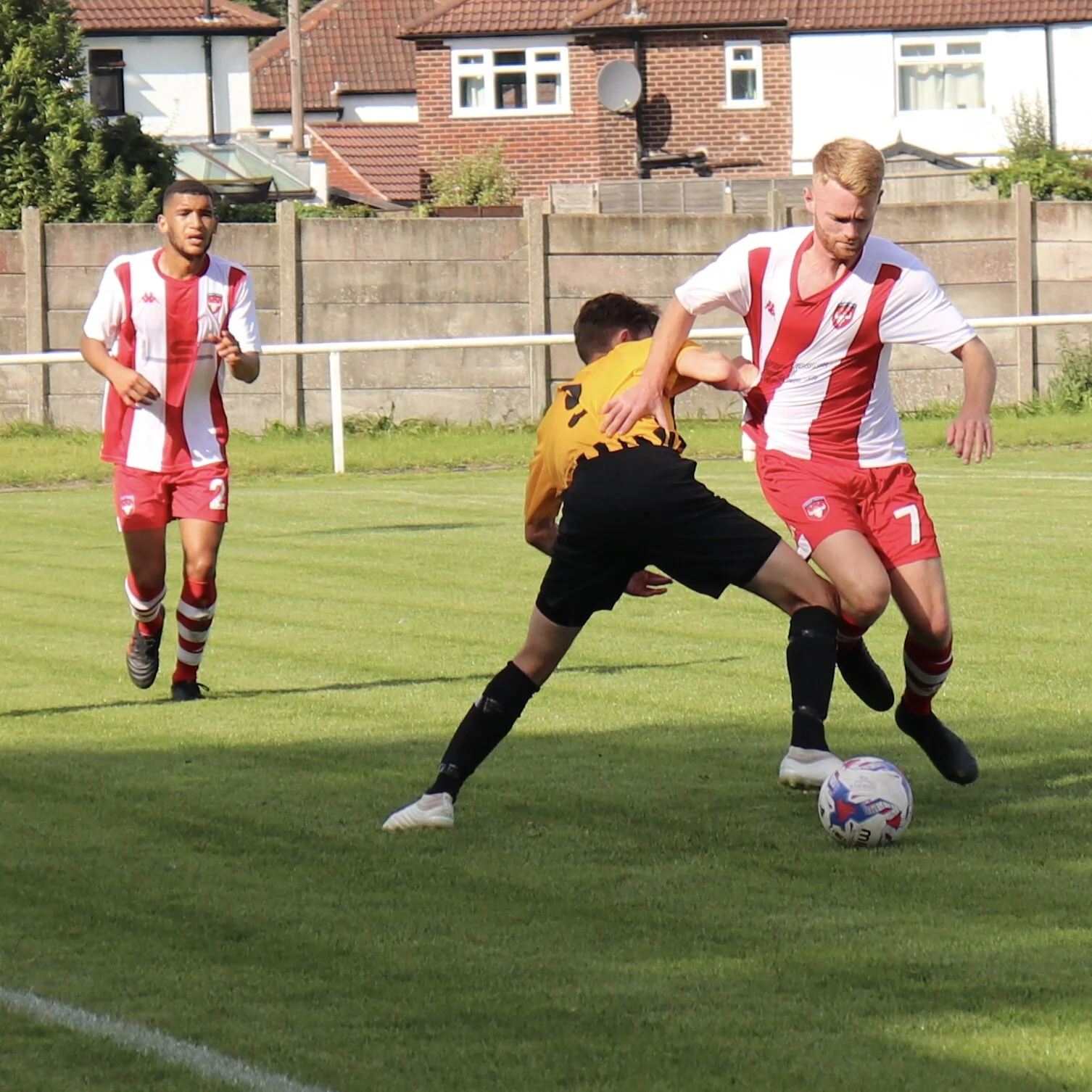 Ashley Curran dealing with some close attention