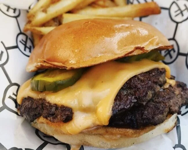 Mercedes Benz Stadium H F Burger