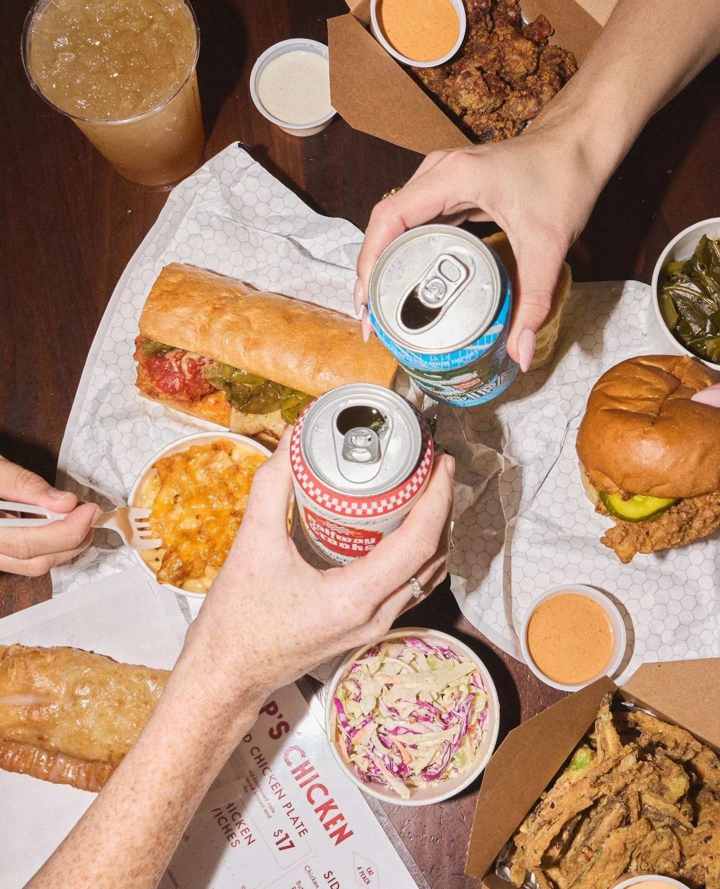 Cheers to ordering one of everything.