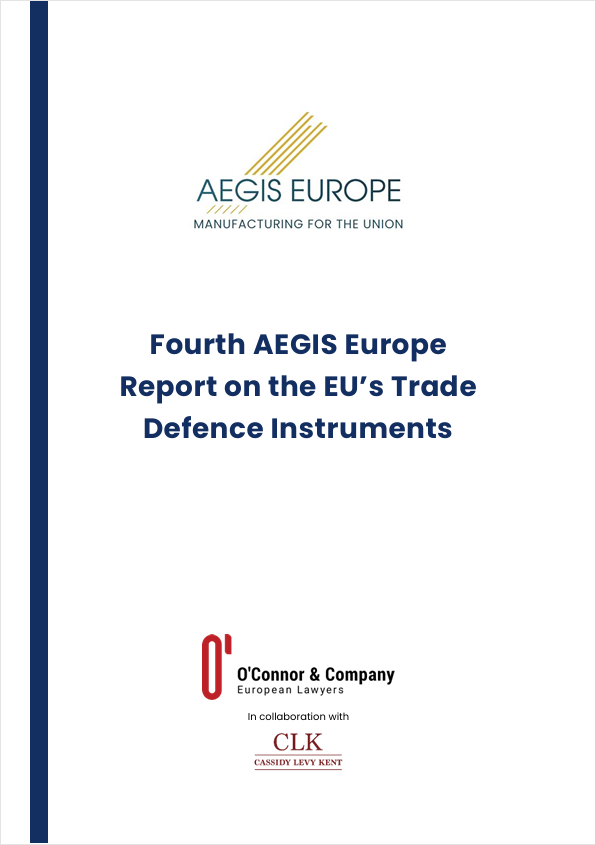 Fourth AEGIS TDI Report on the EU's Trade Defence Instruments