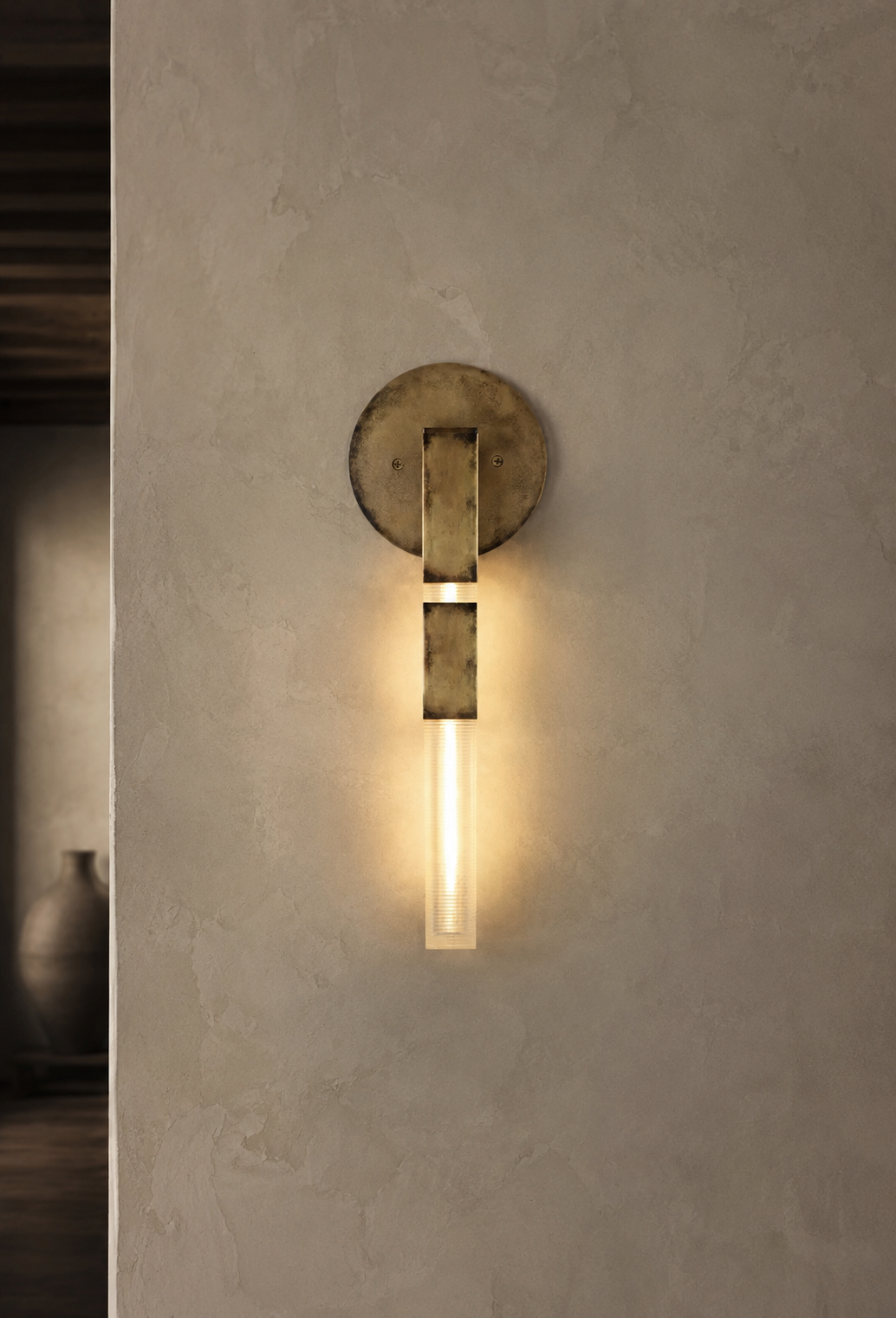 POST Banded Mini Sconce