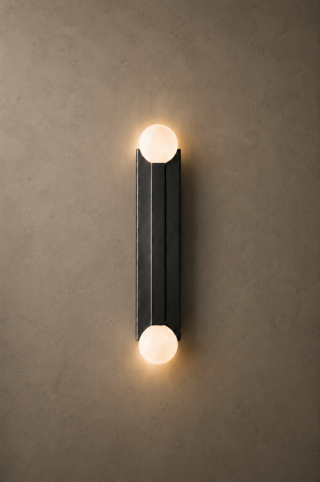 Daikon Studio Double Fisher XL Sconce in Satin Black.png